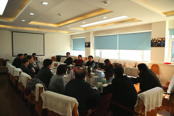 省国资委党建处领导来我集团就集团党员发展工作进行检查调研